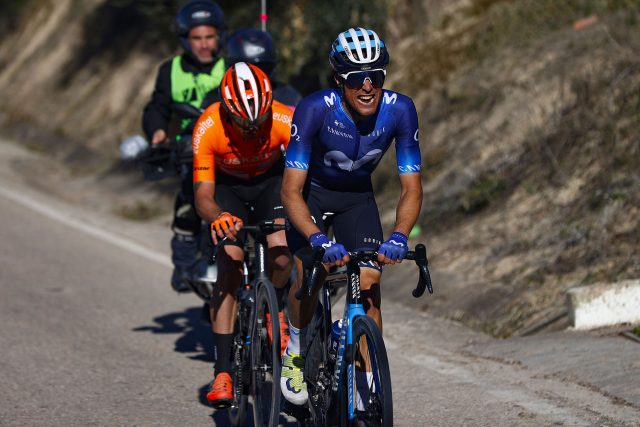 Sergio Samitier (Movistar Team) protagonizó la escapada del día. (c) Sprint Cycling