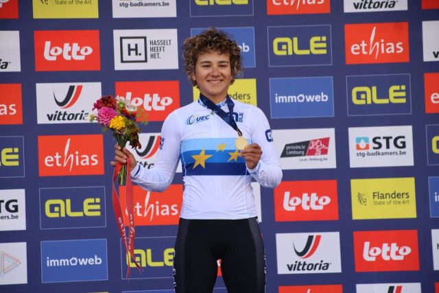 Paula Ostiz es la gran atracción de la Copa de las Naciones UCI Jaén Paraíso Interior. Foto de RFEC