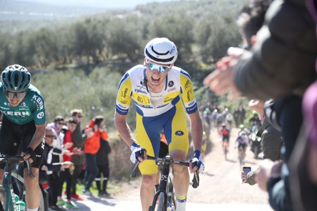 Flanders-Baloise siempre demuestra su combatividad en la Clásica Jaén Paraíso Interior.
Foto de Álvaro García Herrero