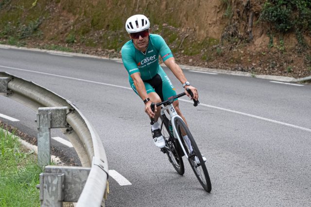 Joaquim 'Purito' Rodríguez, con los colores de Caser Seguros.